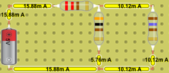 Circuito del segundo experimento 