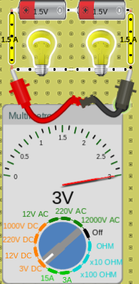 circuit sèrie bateries