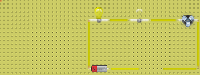 my first series circuit (two bulbs and one fan)