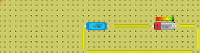 Connect a battery and a voltmeter