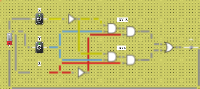 Circuito de la función lógica reducida