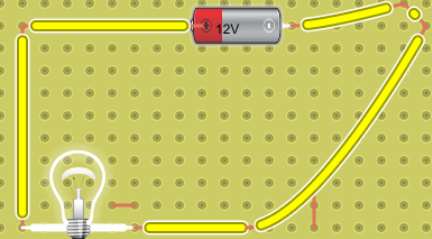 Circuit 1 bulb 1 cell