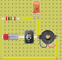 Buzzer test with switch