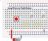 LED circuit using Breadboard