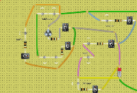 circuito de casa maqueta
