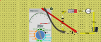 Schéma électrique de la paroie oscillante immergée