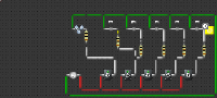 Paraller circuit with switches