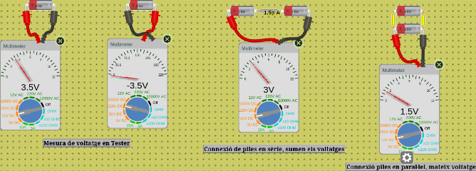 Mesura voltatge Tester