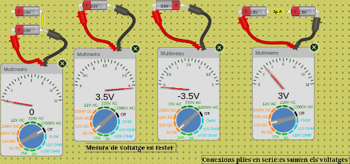Mesura voltatge tester