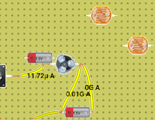 switch ,wire, fan and wire circuit 