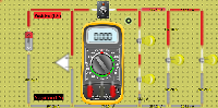 Test Multimetro mixto + toma corriente