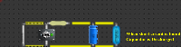 Capacitor can be charged or discharged
