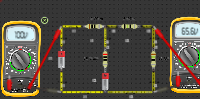 Finding Determine current and Voltage (Kirchoff's law)