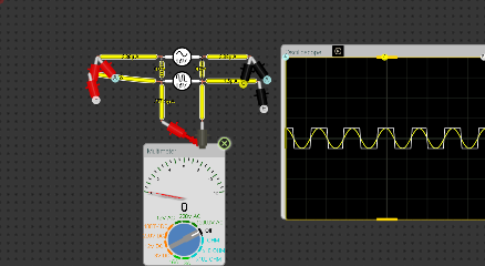 Sine and square wave oscillation