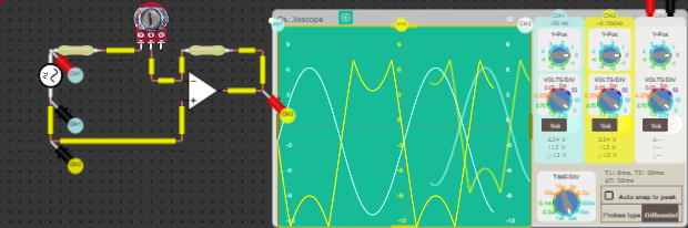 Summimg Amplifier using Potentiometer
