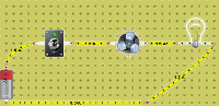 Circuito ventilador y bombilla