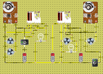 CIRCUITO CON DOS RELAY Y DOS BELL