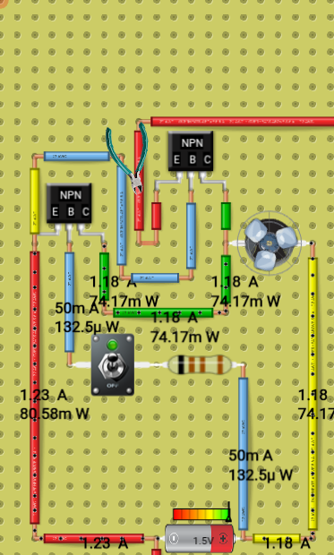 Transistor and fan
