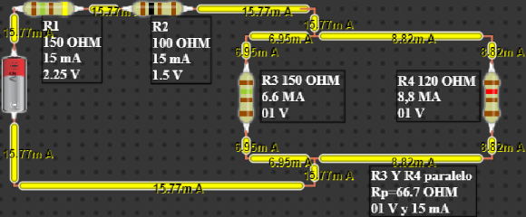 CIRCUITO MIXTO RESITENCIAS