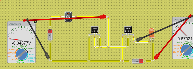 Transistor relay