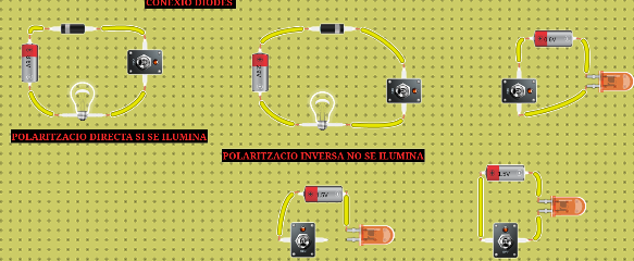 doble circuito bombilla encendida i APAGADA I CIRCUITO APARTE