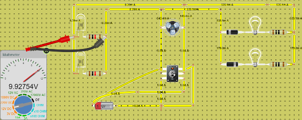 zmiana polaryzacji przłacznikiem