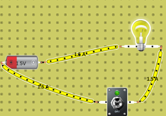 circuito eléctrico tecnología Mario
