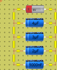 Parallel capacitors