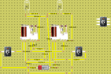 LAMPU MOTOR 2 RELAY