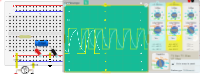 RC Capacitor Charged Discharged Circuit using Breadboard