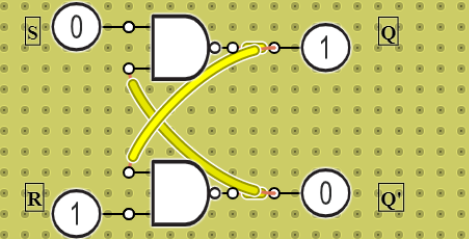 S-R flip flop