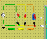 Parallel Circuit with Resistor and Capacitor Branches