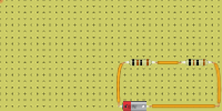 1 circuito serie con al menos 2 resistencias.