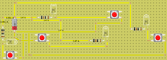 circuito 3 Incluir en la actividad anterior un led como señalizador 
