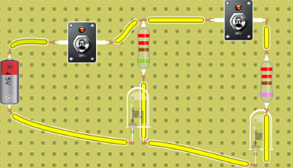 1.  LEDS i RESISTÈNCIES