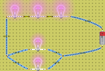 3 circuitos serie,  paralelo y mixto