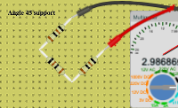 Component angle 45 support