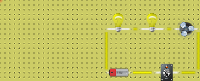 adicionando um motor com 2 lâmpadas e tensão de 7,5v
