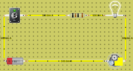 ejercicio 4 pc05 circuito con inteructor una lampara un motor  y una resistensia