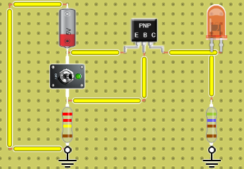 TRANSISTOR PNP COMO INTERRUPTOR