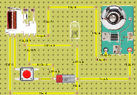 Buzzer and Relay switch test with led