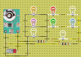 circuito con diferente resistencia