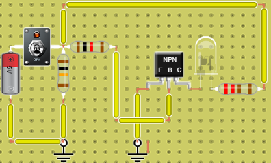 Transistor  PNP como interruptor