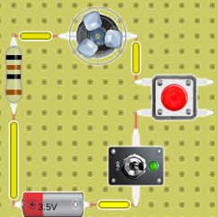 Simple fan circuit build w/ master switch.