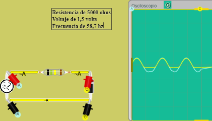 circuito efecto de rectificación de un diodo