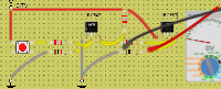 push button with transistor