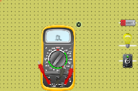 Einfache Schaltung Batterie + Glühbirne + Schalter