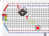 Fire Service Alarm Circuit using Buzzer in Breadboard