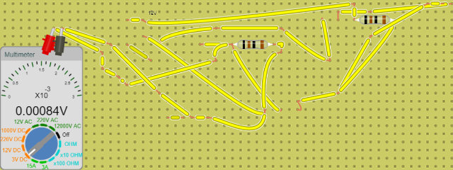 varition of voltage with dc suplly