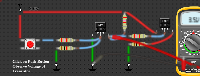 Transistor Operation with Push Button